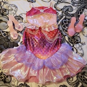 SOLDHalloween Barbie Mermaid Dress and Shoes